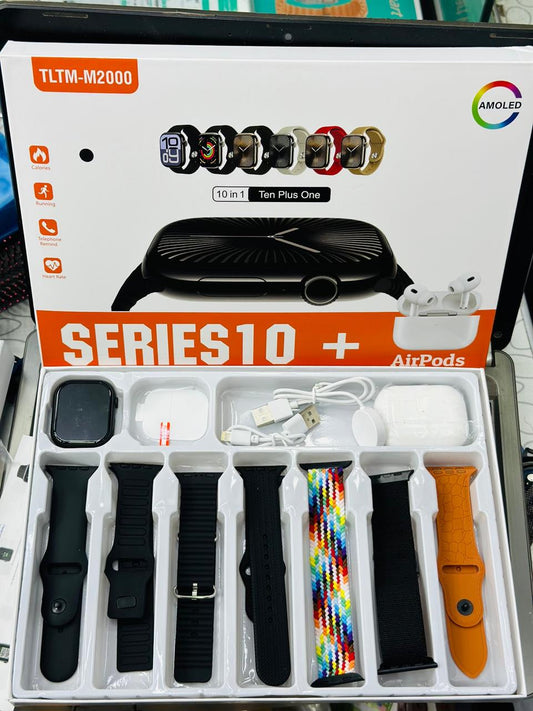 Series 10 Smart Watch + Airpods