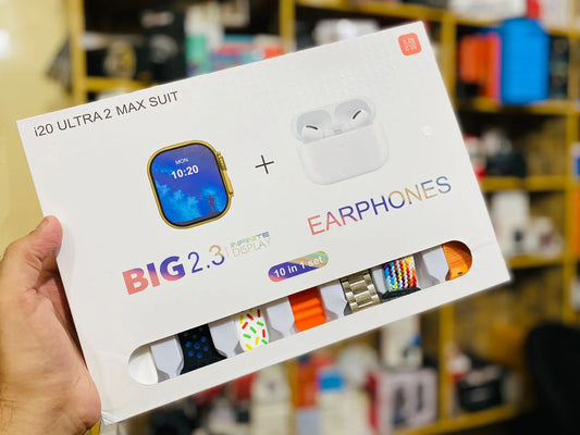 I20 Ultra 2 Max Smart Watch + Airpods